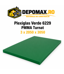 Plexiglas Verde 6229 PMMA turnat 3 x 2050 x 3050 mm